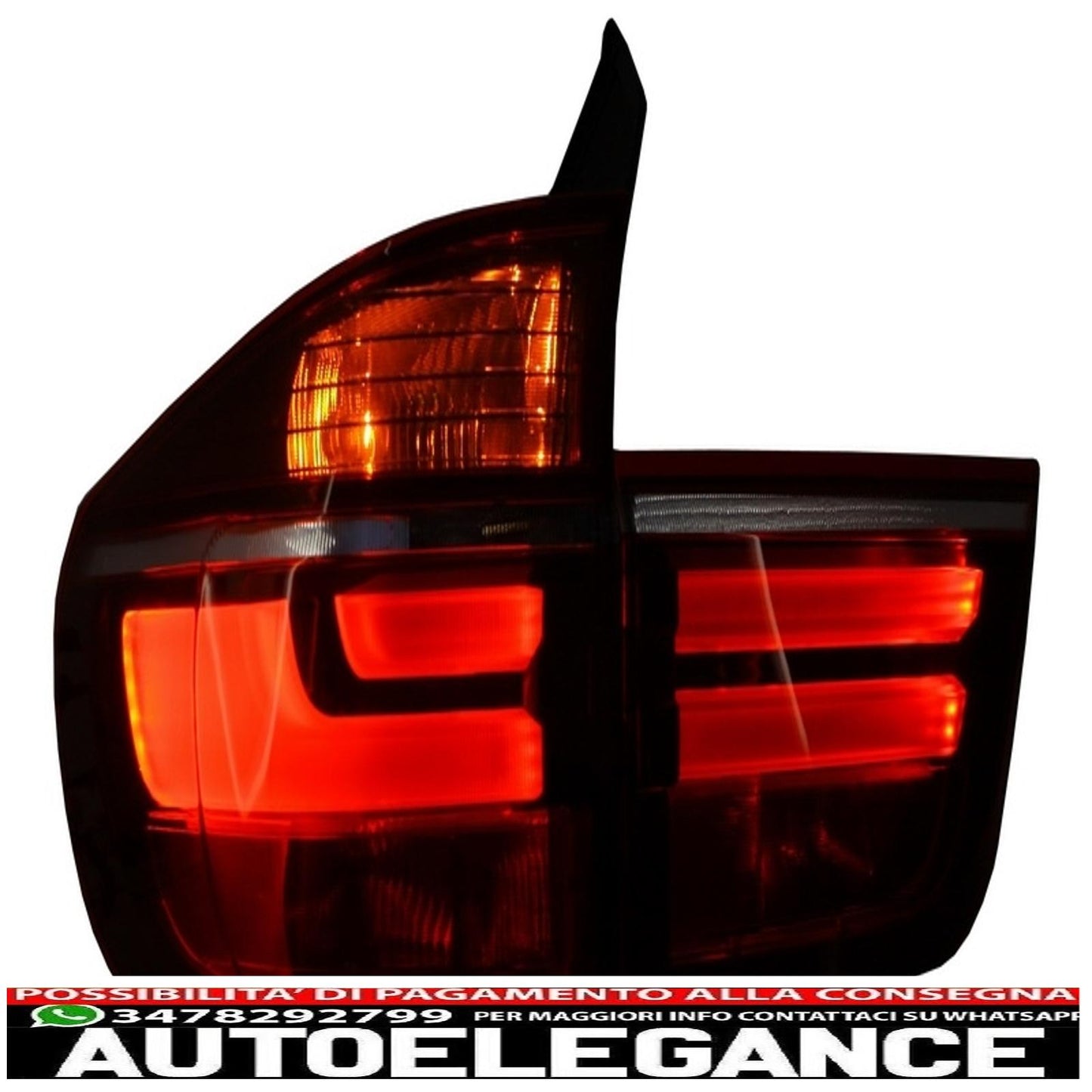 led rear lights suitable for bmw x5 e70 (2007-2010) light bar lci facelift design