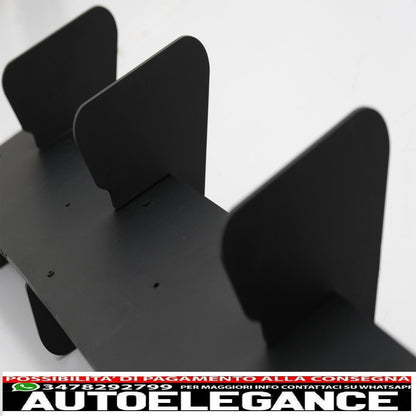 Splitter estensione paraurti posteriore per diffusore adatto a vw golf 7.5 facelift gti (2017-2020) nero