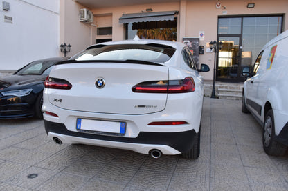 SPOILER BAGAGLIAIO ADATTO PER BMW X4 G02 2018+ LOOK M COMPETITION NERO LUCIDO