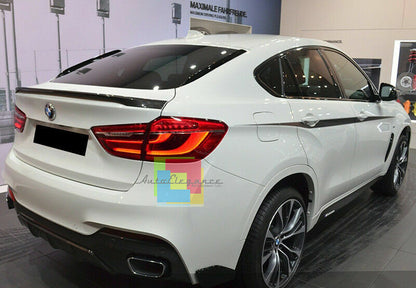 REAR BONNET SPOILER SUITABLE FOR BMW X6 F16 M DESIGN IN ABS