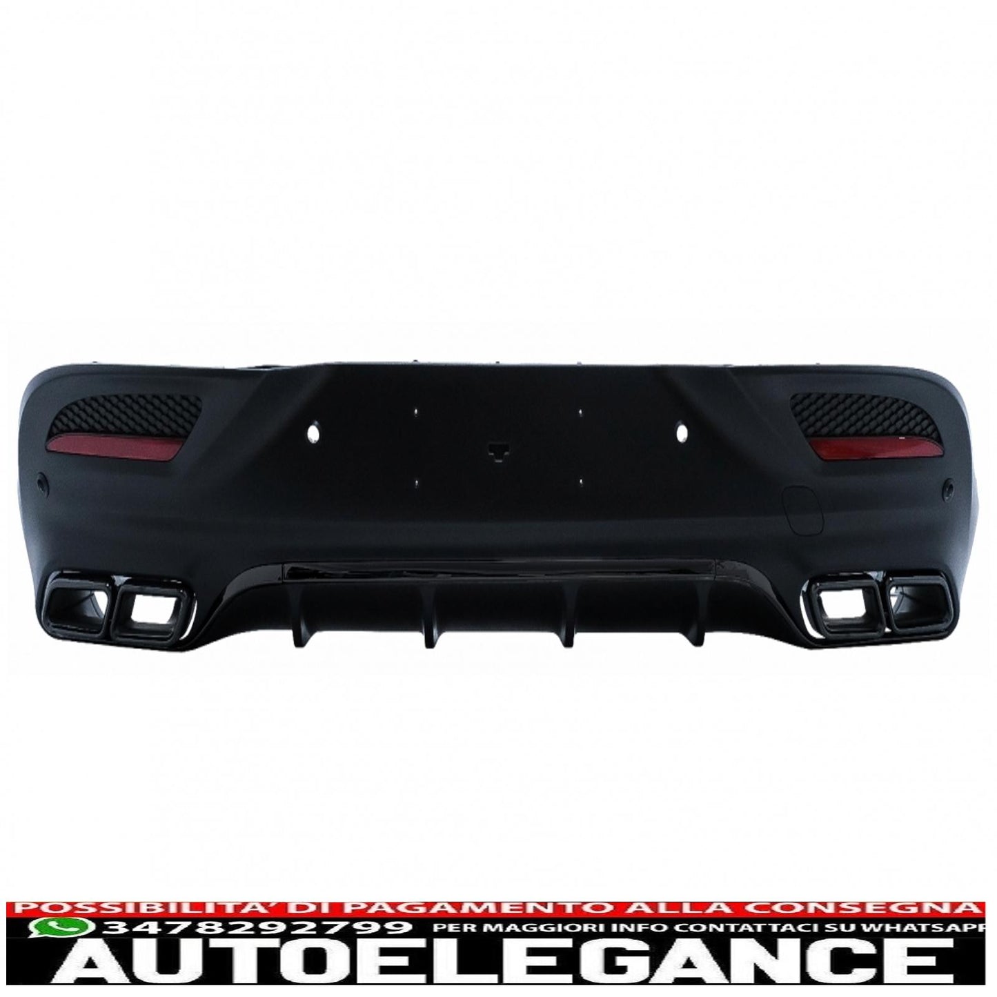 complete body kit suitable for mercedes gle coupé c292 (2015+) design all black edition 