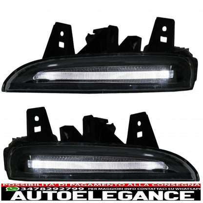 paraurti anteriore con led drl adatto per porsche cayman 981c e boxster 981 (2012-2016) design gt4