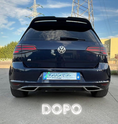 ✨0138 DIFFUSORE ADATTO PER VW GOLF 7 2012-2016 LOOK R DESIGN SPORTIVO✨