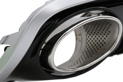 Suggerimenti scarico diffusore Bumber Valance per Audi A4 B8 B8.5 2012-2015 RS4 design-mostra il titolo originaleTesto originaleBumber Valance Diffuser Exhaust Tips For  Audi A4 B8 B8.5 2012-2015 RS4 Design