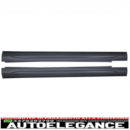 body kit suitable for mercedes e-class w212 facelift (2013-2016) with e63 a-design edition glossy black exhaust tips