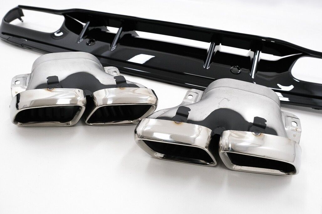 Paraurti posteriore Diffusore adatto per Mercedes Classe C W205 S205 (2014-2020)