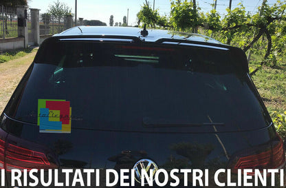 VW GOLF 7 VII 7.5 2012+ SPOILER POSTERIORE TETTO LOOK R TUNING IN ABS