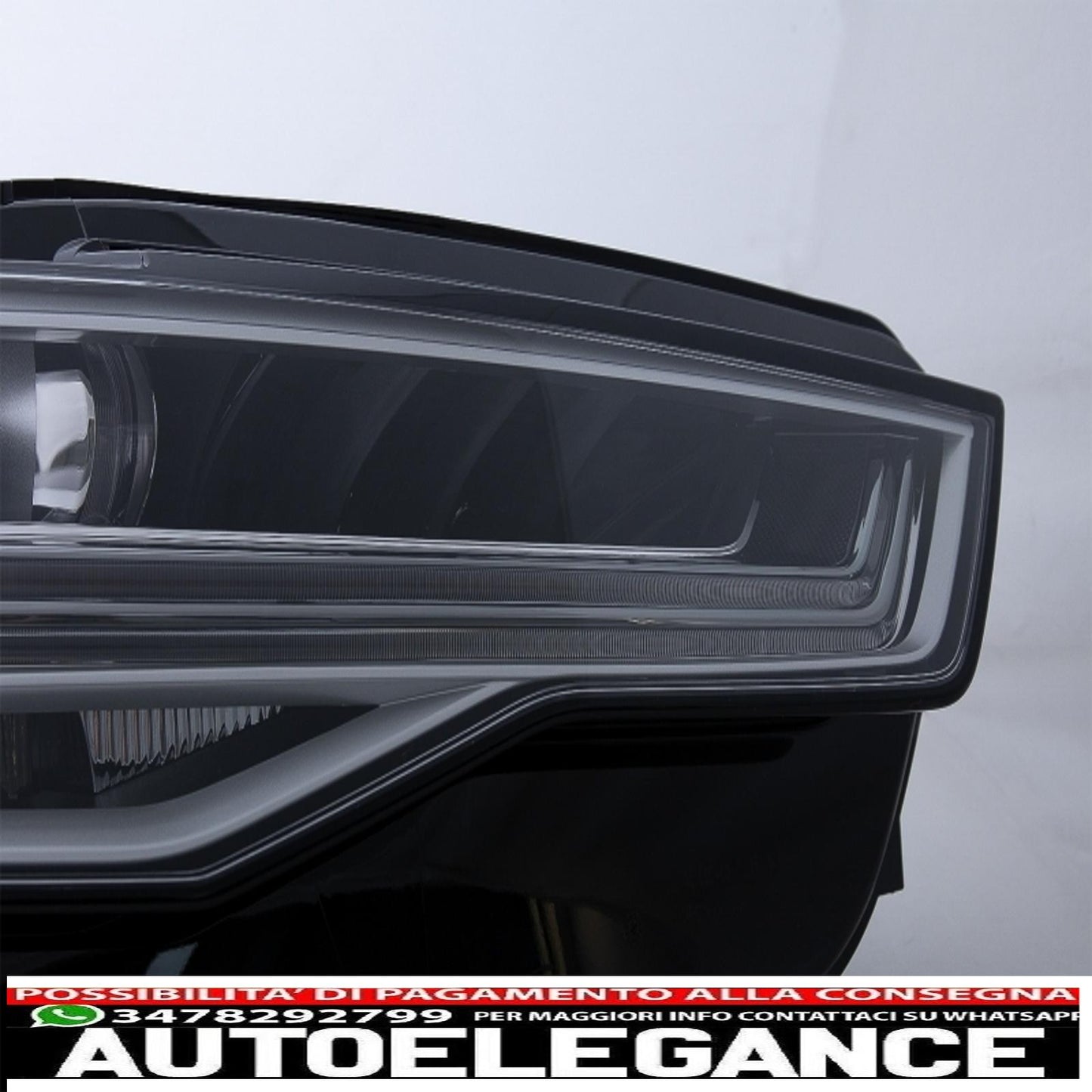 griglia anteriore con fari full led luci di svolta dinamiche sequenziali adatte per audi a6 c7 4g facelift (2015-2018) design a matrice rs6