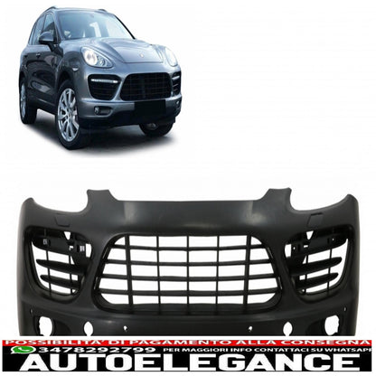 front bumper suitable for porsche cayenne 958 92a pre-facelift (06.2010-08.2014) 