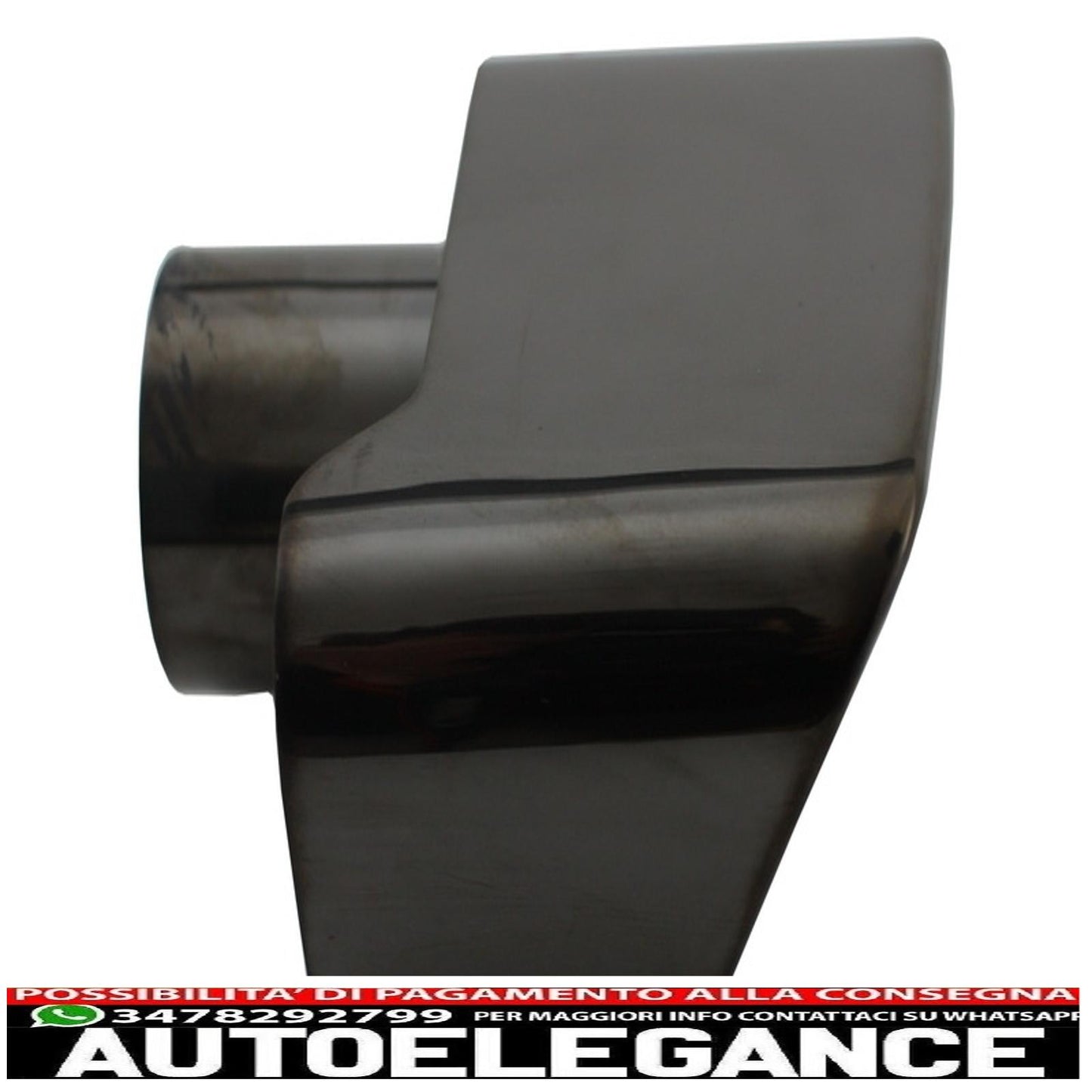 diffusore d'aria a doppia uscita con terminali di scarico adatti per BMW F10 F11 (2011-2017) Sport Black Edition M-Performance 550i Design