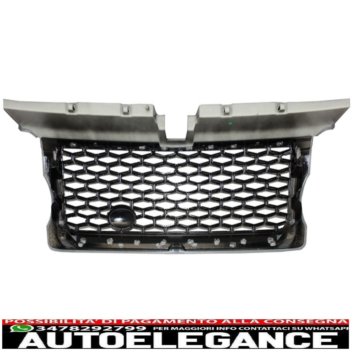 central grille and side vents group suitable for land rover range rover sport (2005-2008) l320 autobiography look all black edition