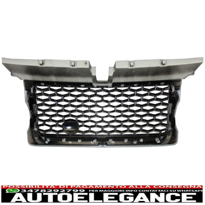central grille and side vents group suitable for land rover range rover sport (2005-2008) l320 autobiography look all black edition
