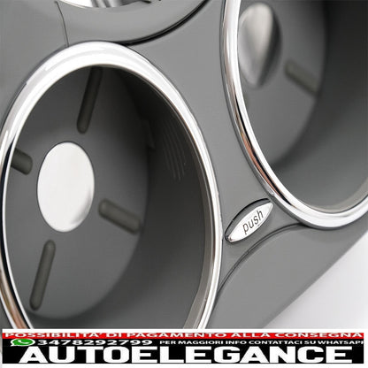 Front double cup holder suitable for mercedes cls c219 w219 (2003-2010) grey 