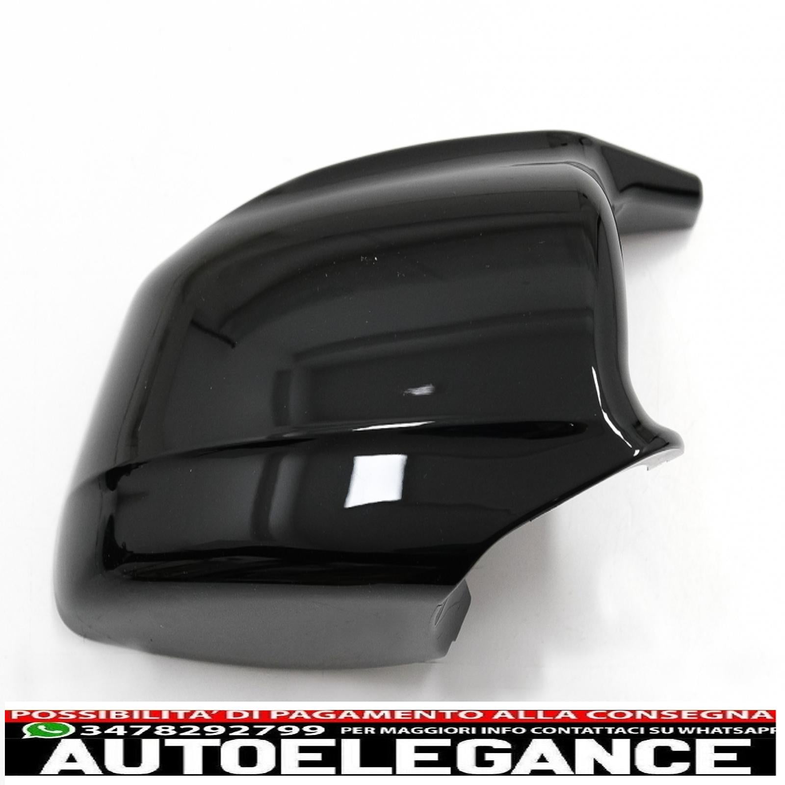 Calotte specchietti adatte per BMW Serie 5 F10 F11 F18 Non LCI (07.2010-2013) Piano Black M Design AUTOELEGANCERICAMBI