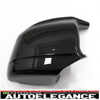 Calotte specchietti adatte per BMW Serie 5 F10 F11 F18 Non LCI (07.2010-2013) Piano Black M Design AUTOELEGANCERICAMBI