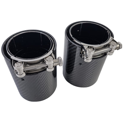 TERMINALI IN CARBONIO ADATTI PER BMW SERIE 1 F20 F21 LOOK SPORTIVO