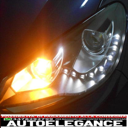 headlights suitable for VW Golf 6 VI (10.2008-2012) LED DRL daylight GTI look 