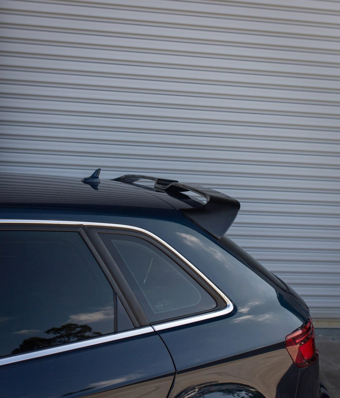 SPOILER ADATTO PER AUDI A3 8V 2012-2020 SPORTBACK LOOK SPORTIVO NERO LUCIDO