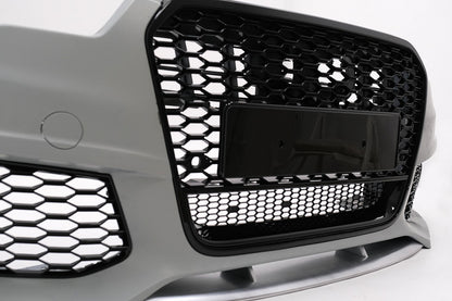 Bumper for Audi A6 C7 4G 2011-2015 radiator grille honeycomb grille RS Design SRA PDC - show original titleOriginal textStoßstange für Audi A6 C7 4G 2011-2015 Kühlergrill Wabengitter RS ​​Design SRA PDC 