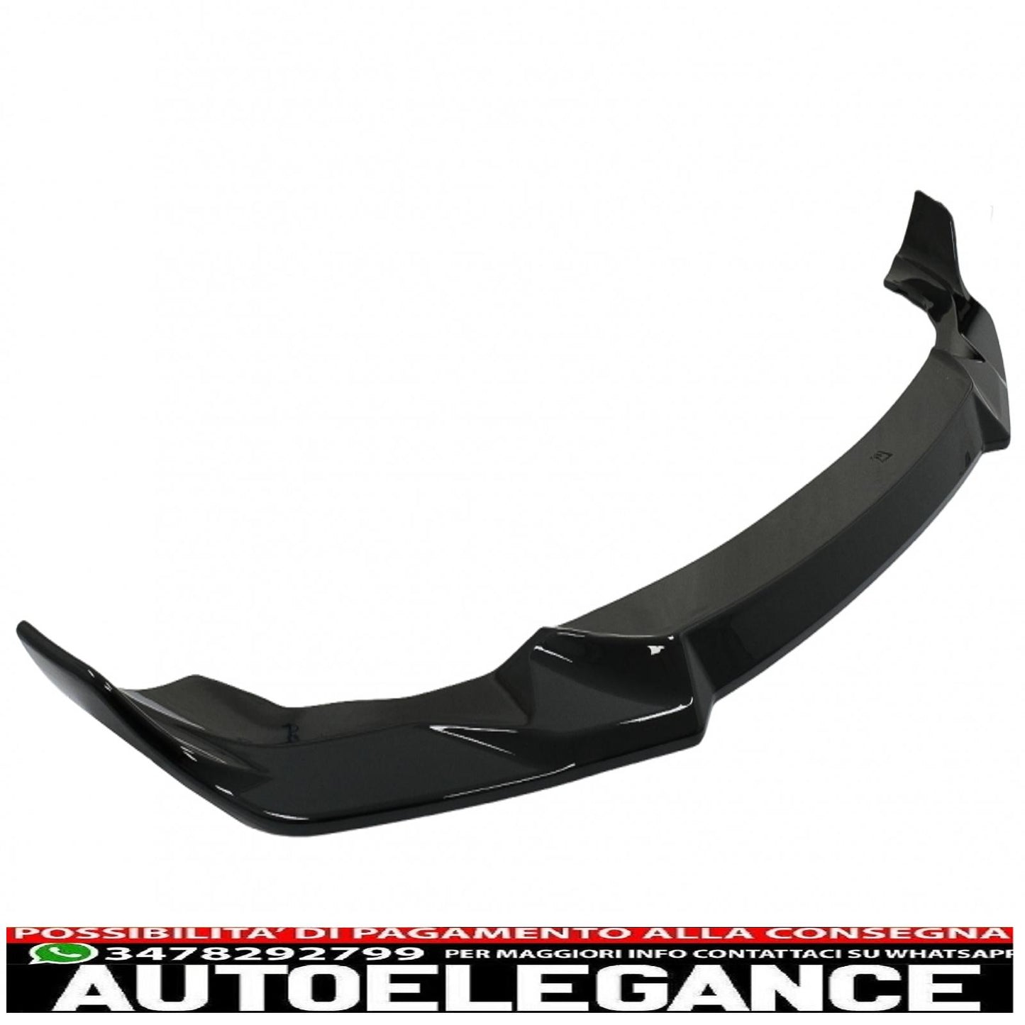 Front Bumper Spoiler Fit For BMW 2 Series F87 M2 (2016-2020) Piano Black 