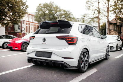 REAR SIDE SPLITTERS VOLKSWAGEN POLO GTI MK6 FACELIFT 