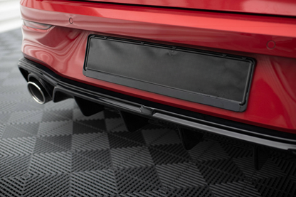 REAR DIFFUSER + EXHAUST TIPPER FOR VOLKSWAGEN GOLF GTE MK8 
