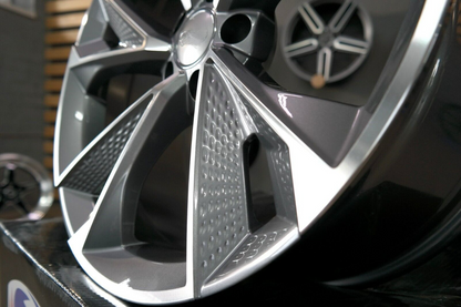 SUITABLE for Audi A4 A5 A6 A7 A8 New 21 inch 5x112 RS7 Style Gloss Grey Wheels 