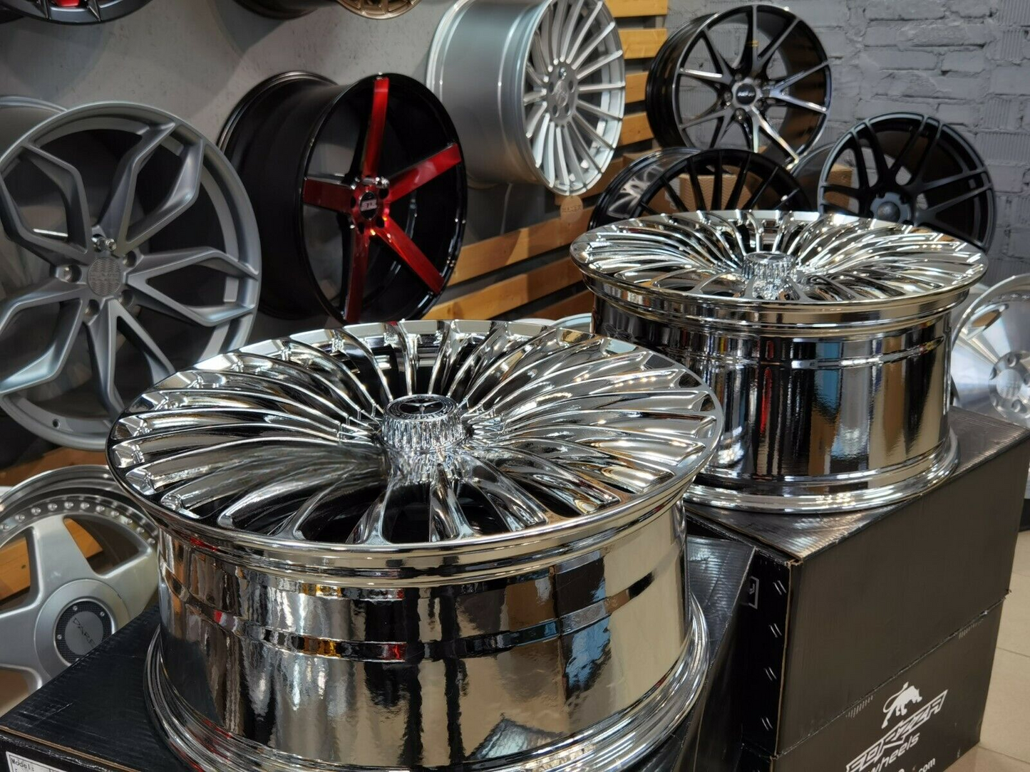 ADATTO per MERCEDES BENZ CLAS E S CROMATE 20 POLLICI 5X112 LUSSO STILE MAYBACH