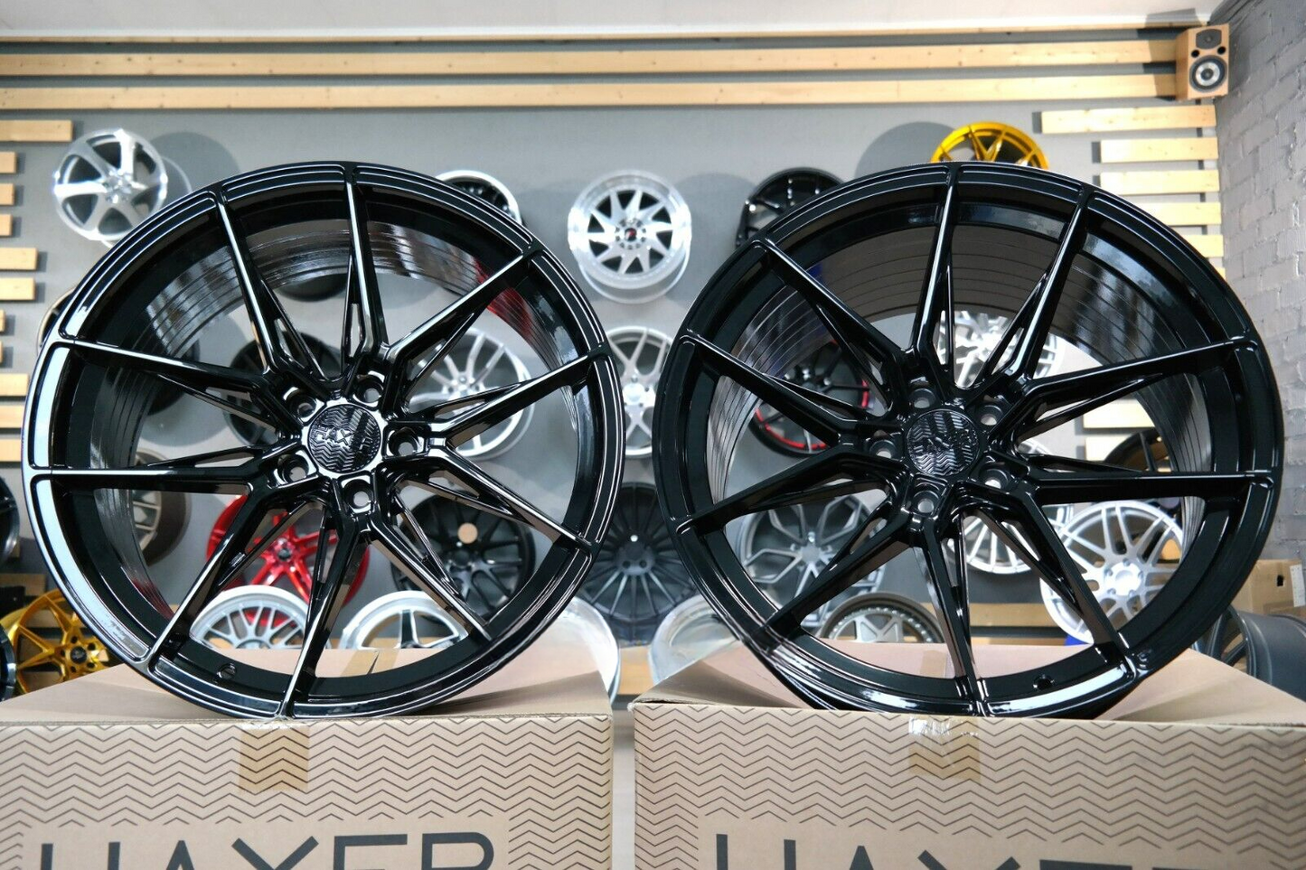 ADATTO per BMW 5 7 G Serie Audi Mercedes CERCHI IN LEGA 22 inch 5x112 HAXER HX036