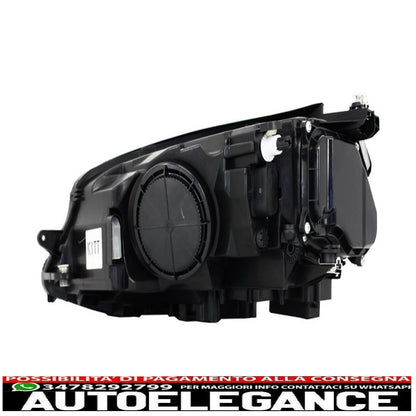 3d led drl headlights suitable for vw golf 7 vii (2012-2017) red r20 gti look led sliding with central grille r-line 
