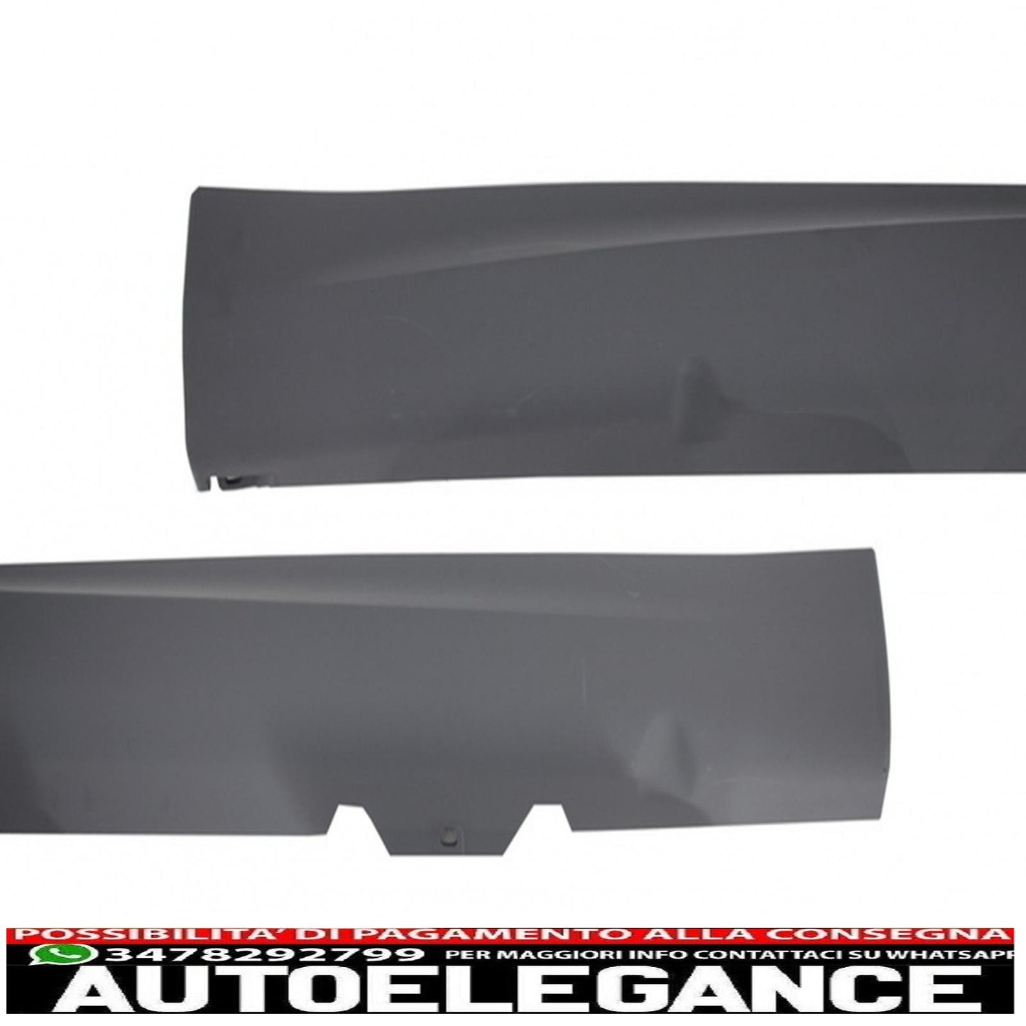 Paraurti posteriore con minigonne laterali adatto per vw golf vi (dal 2008 in poi) design r20