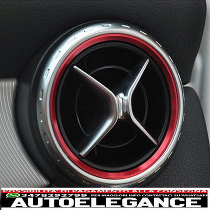 anello telaio ventilazione rosso adatto per mercedes classe a w176 classe b w246 classe cla c117 classe gla x156 AUTOELEGANCERICAMBI