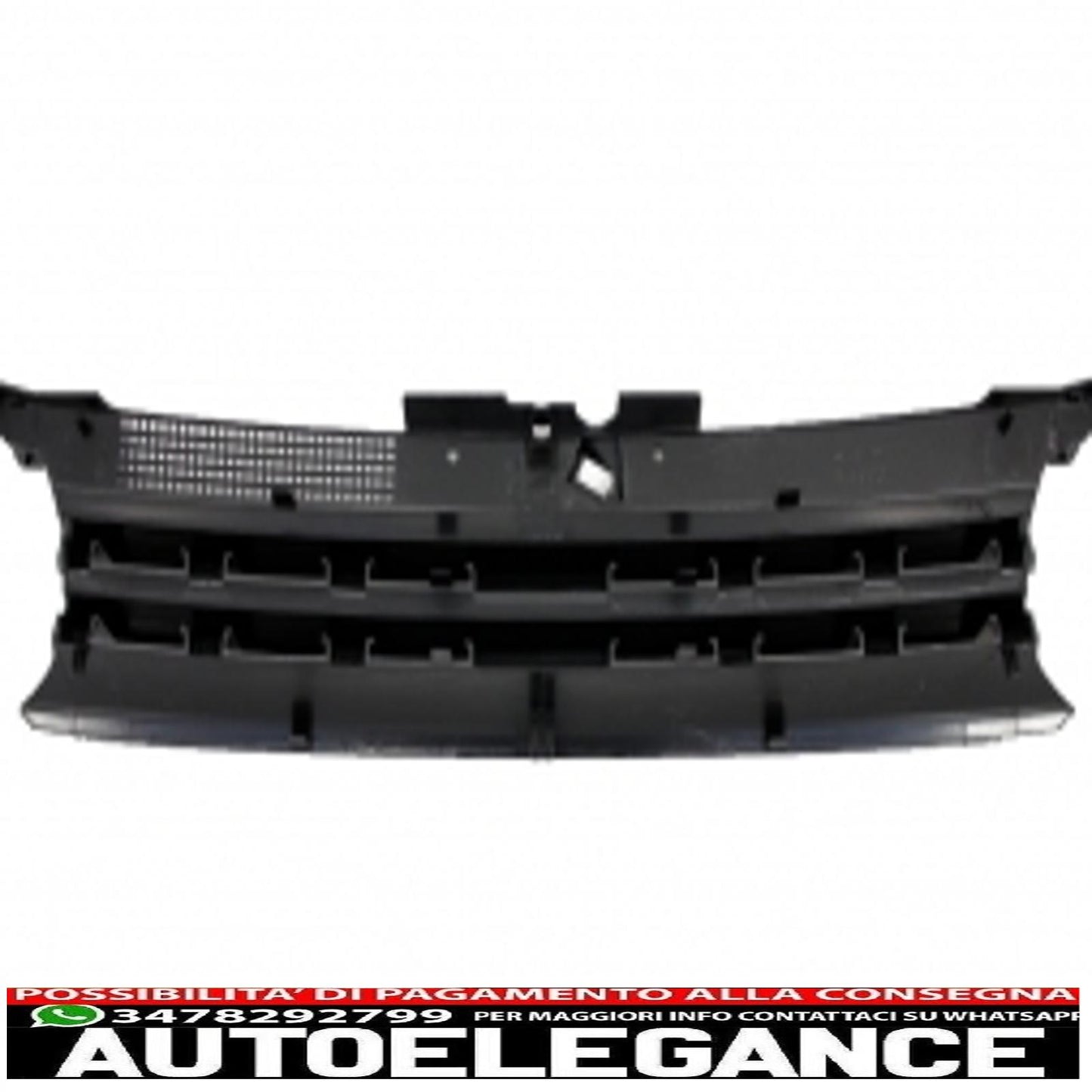 paraurti anteriore con griglia e fari neri adatto per vw golf iv 4 mk4 (10.1997-09.2003) look r32