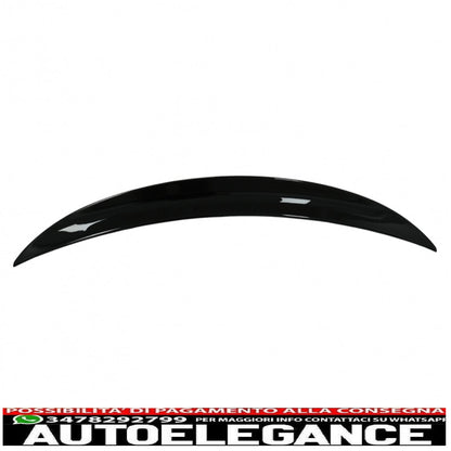 trunk spoiler suitable for bmw 7 series g12 (2015-02.2019) m sport design piano black