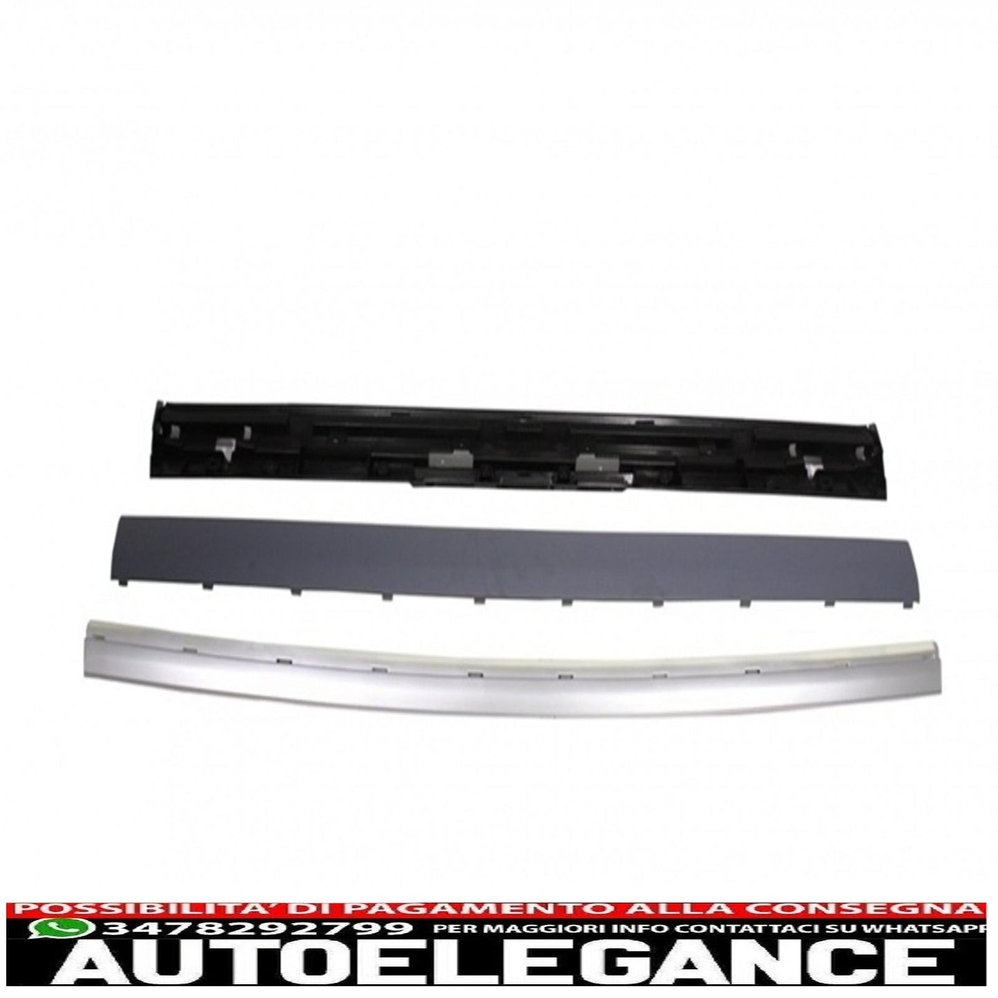 spoiler sul tetto con kit portellone posteriore argento adatto per Land Range Rover Sport L320 (2005-2009) design autobiografia