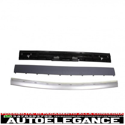 spoiler sul tetto con kit portellone posteriore argento adatto per Land Range Rover Sport L320 (2005-2009) design autobiografia