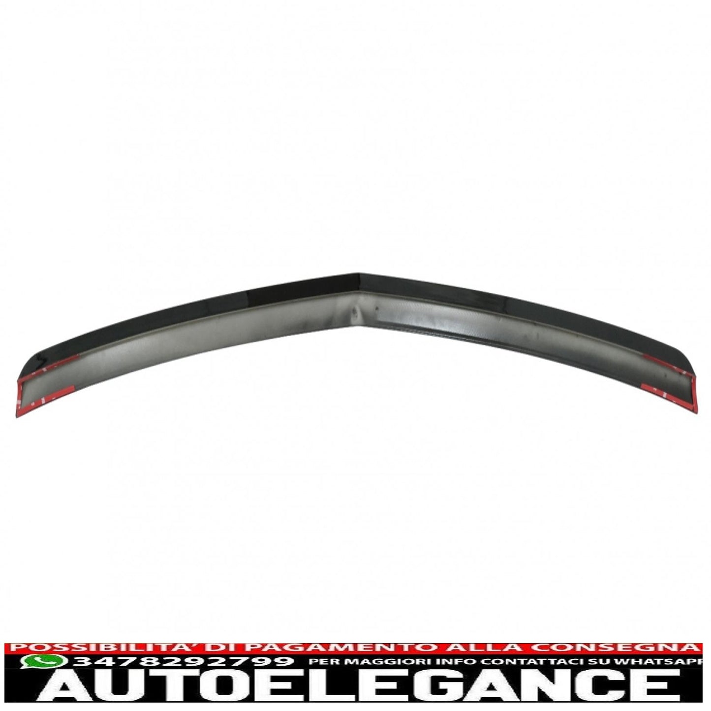 trunk spoiler suitable for mercedes e class w212 (2009-2016) restyling piano black design