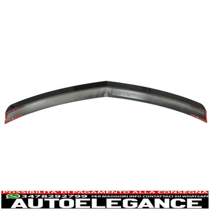 trunk spoiler suitable for mercedes e class w212 (2009-2016) restyling piano black design