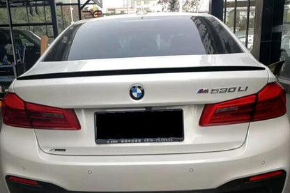 SPOILER ADATTO PER BMW SERIE 5 G30 2017+ LOOK MSPORT NERO LUCIDO DESIGN SPORTIVO