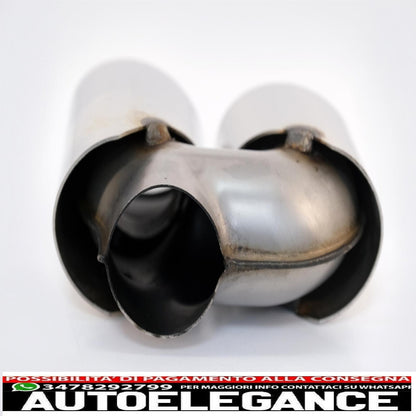 Exhaust tips exhaust tips suitable for audi q5 8r (11.2008-2016) design sq5 chrome 