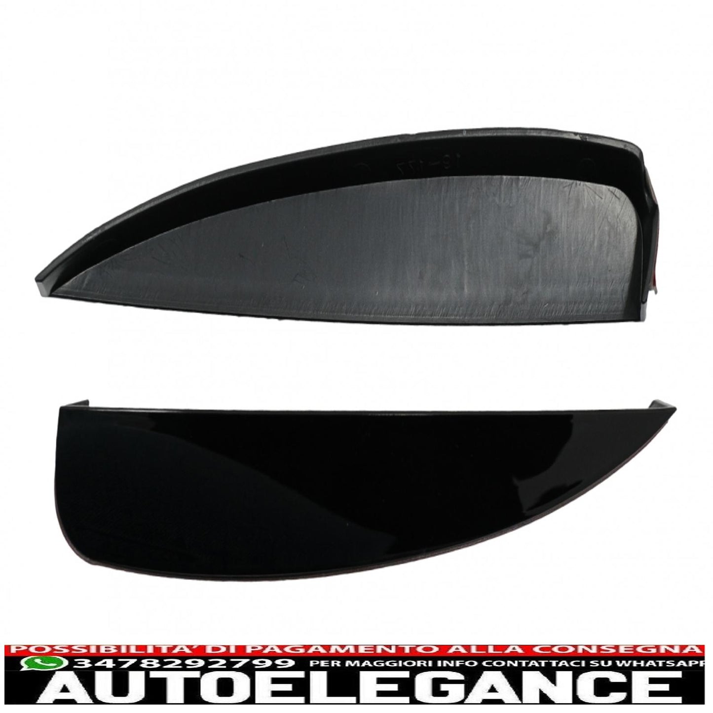 Front Bumper Splitter Aero Wings Fit For Mercedes A Class W177 Hatchback V177 Sedan (04.2018-up) A45 Piano Black Design