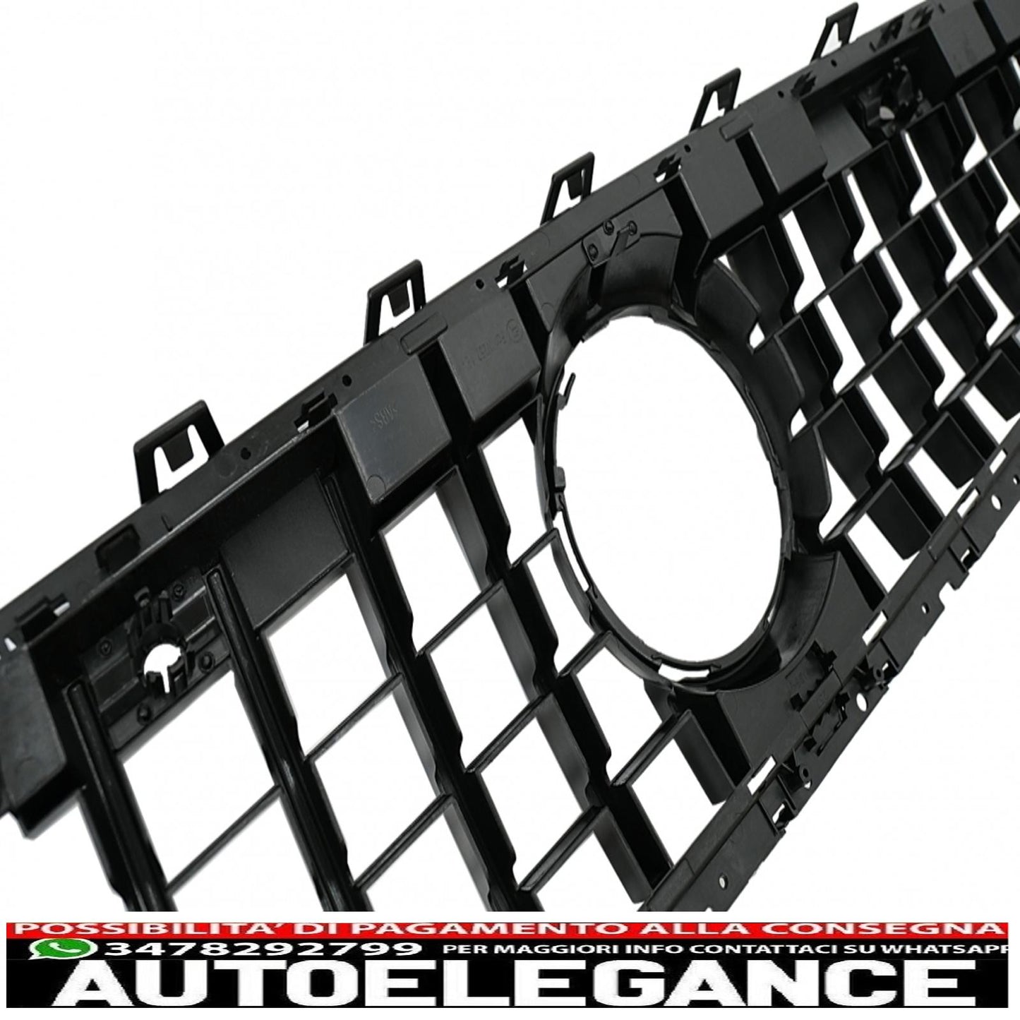 central grille suitable for mercedes cls class c257 (2018-up) panamericana gtr design all black