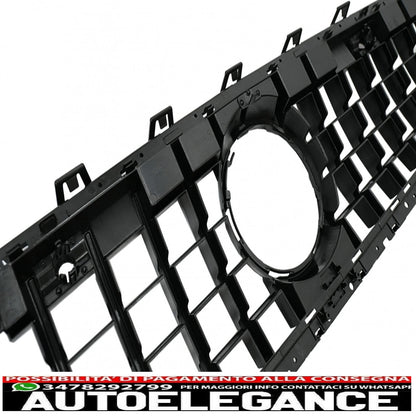 central grille suitable for mercedes cls class c257 (2018-up) panamericana gtr design all black