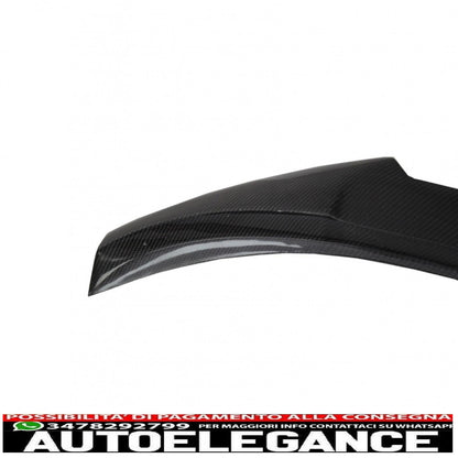 trunk spoiler suitable for bmw 4 series coupe f32 (2013-2019) m4 csl design carbon 