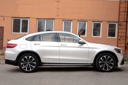 SPOILER POSTERIORE ADATTO PER MERCEDES GLC COUPE C253 2015+ LOOK NERO LUCIDO ABS