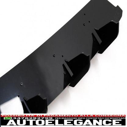 estensione paraurti posteriore per diffusore adatto per mercedes cla 35 / 45 c118 x118 con aero pack (2019-up) nero