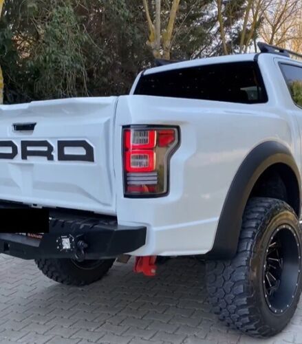 PROTEZIONE PORTELLONE ADATTO PER FORD RANGER T6 T7 T8 2011-2022 V2 NERO OPACO