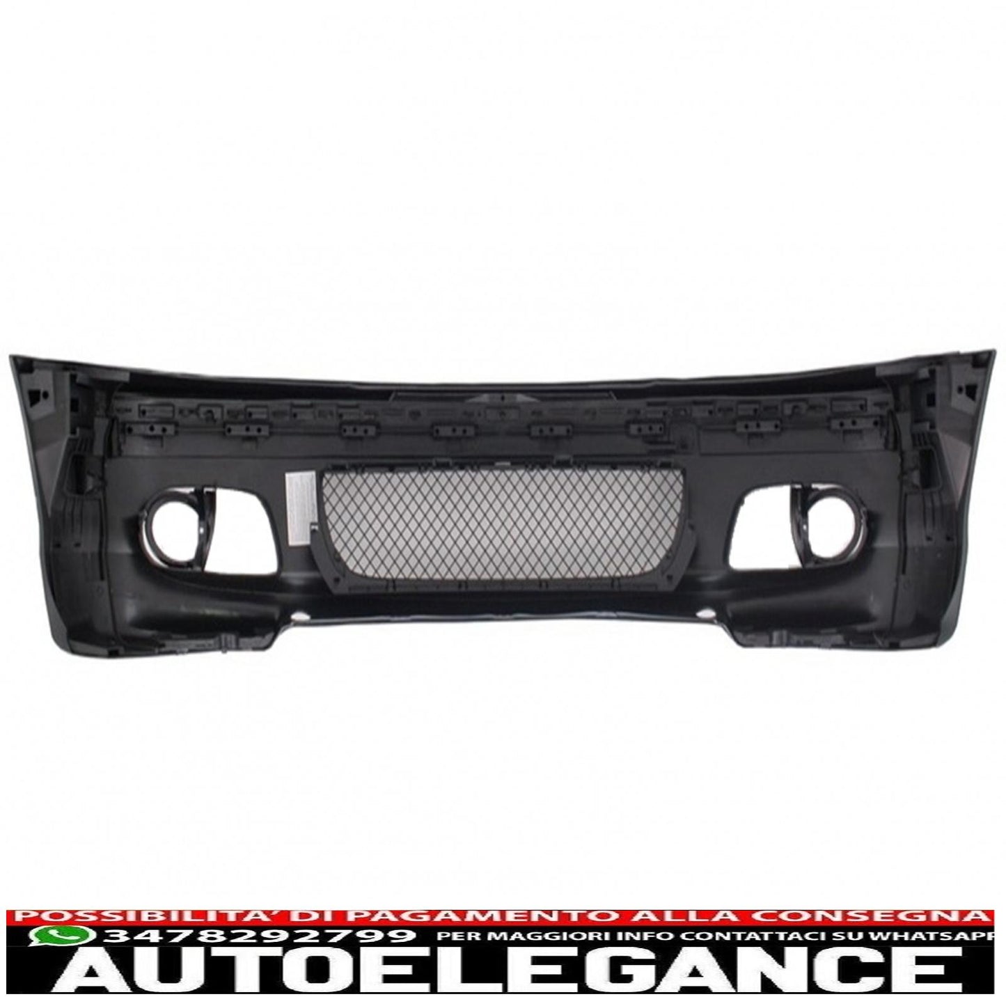 front bumper design m-tech ii without fog lights angel eye headlights suitable for bmw 3 series e46 coupe cabrio 1992-2002 