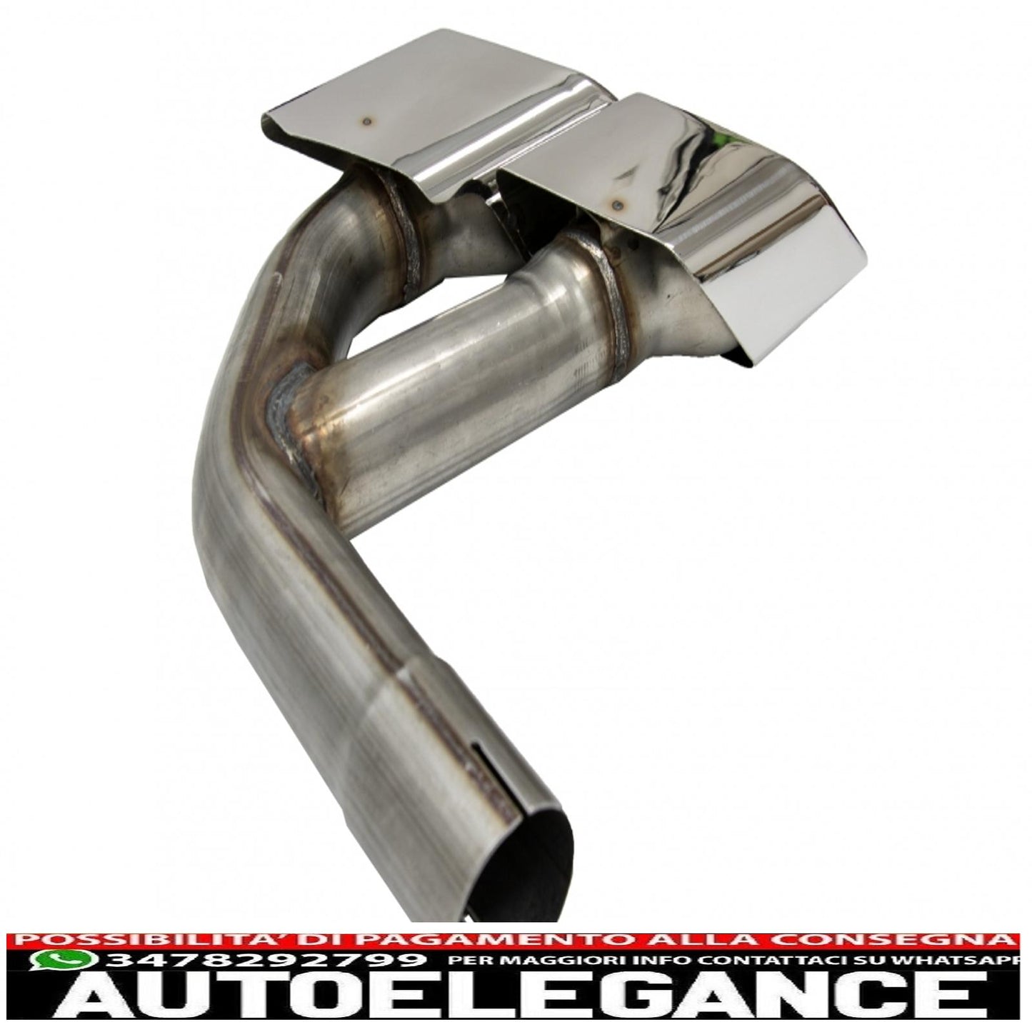 Terminali di scarico terminali di scarico adatti per audi q7 4m (2015-2019) sq7 design solo cromati 3.0 benzina benzina