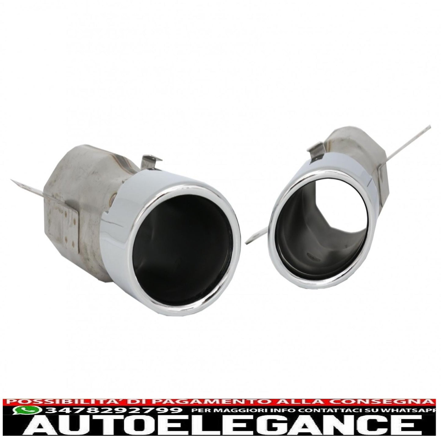 diffusore posteriore e terminali di scarico argento adatti per mercedes cla x118 shooting Brake c118 coupe sport line (2019-up) design cla35